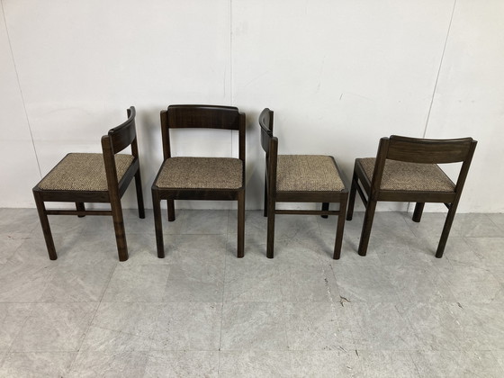 Image 1 of 6x Brutalist dining chairs