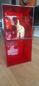 2x Kartell Optic storage basket