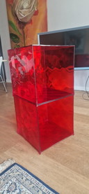 2x Kartell Optic storage basket