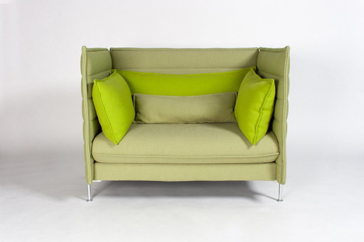 Vitra Alcove Lowback Love Seat Sofa (stock:4)