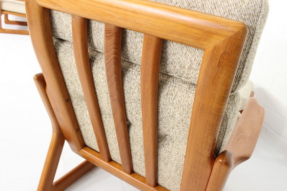 Image 1 of Komfort Denmark Mid Century Danish Teak Lounge Chair / Fauteuil en laine vierge