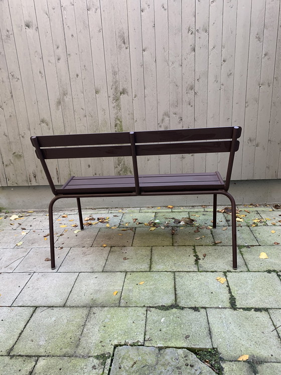 Image 1 of Fermob Luxembourg garden bench with backrest