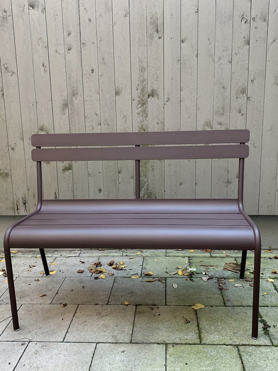 Image 1 of Fermob Luxembourg garden bench with backrest