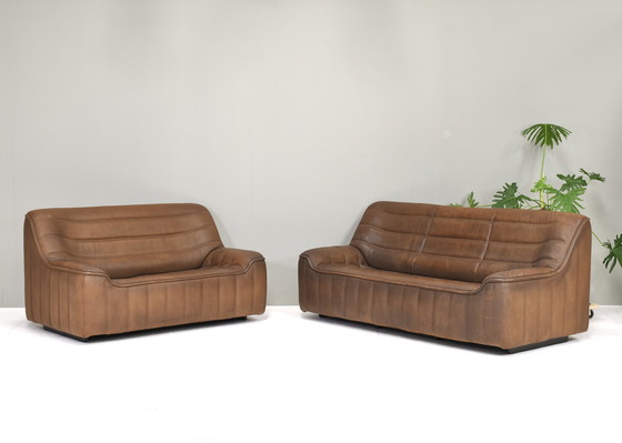 Image 1 of De Sede DS-84 Seating set in Buffalo leather – Switzerland, circa 1970