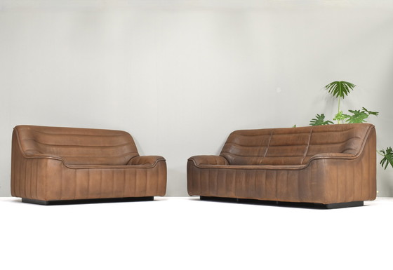 Image 1 of De Sede DS-84 Seating set in Buffalo leather – Switzerland, circa 1970