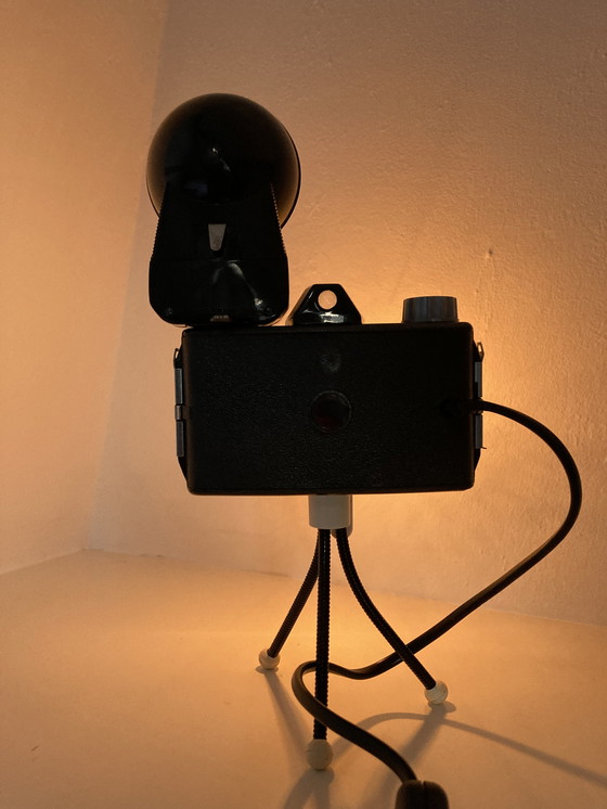 Image 1 of Agfa Click camera lamp with tripod and flash