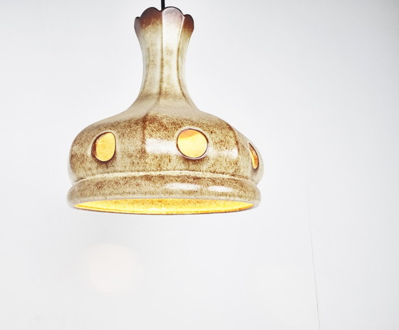 Image 1 of Mid century ceramic pendant light