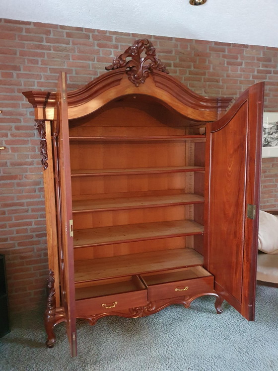 Image 1 of Biedemeier Crested Cabinet