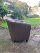 2 compact club armchairs, timeless