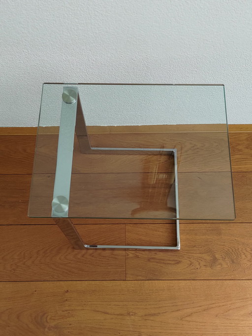 Gebra glass side table