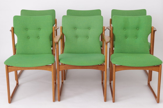 Image 1 of 6 x Vamdrup danish teak dining chairs