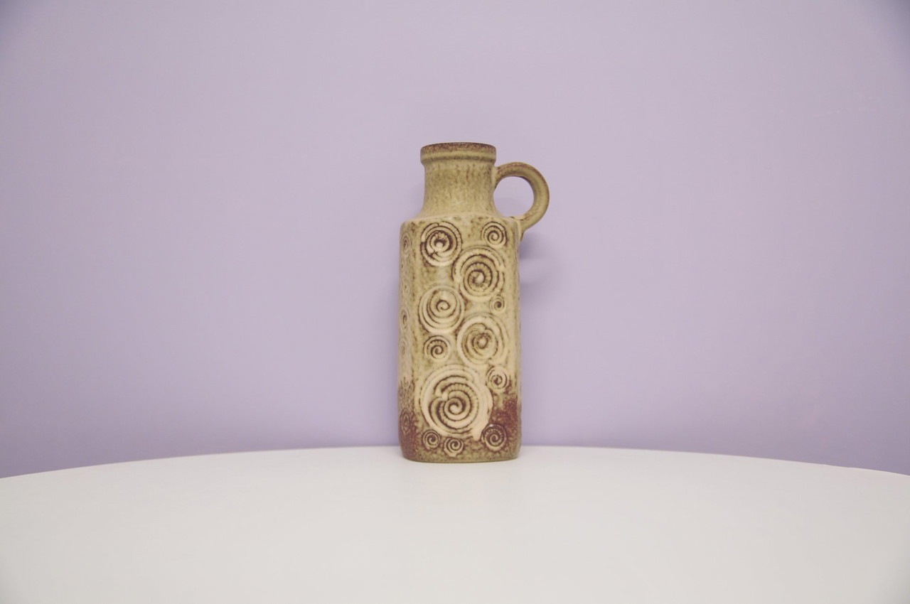 taupe-west-germany-jug-vase-