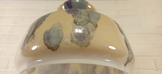 Image 1 of Lampada a sospensione in vetro italiano d'epoca