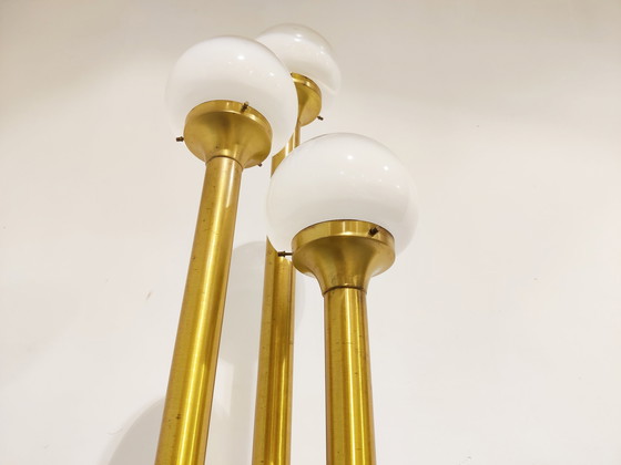 Image 1 of Lampadaire italien vintage en laiton, 1970