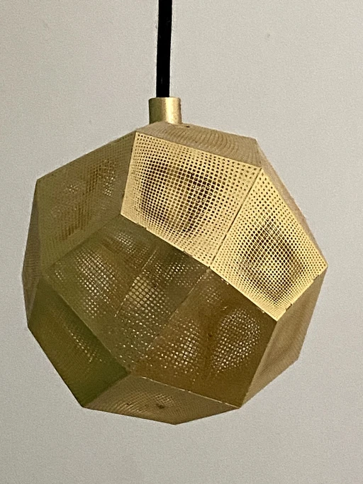 Tom Dixon Etch Brass lampe suspendue