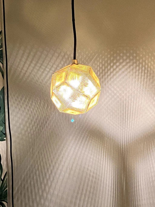 Tom Dixon Etch Messing hanging lamp