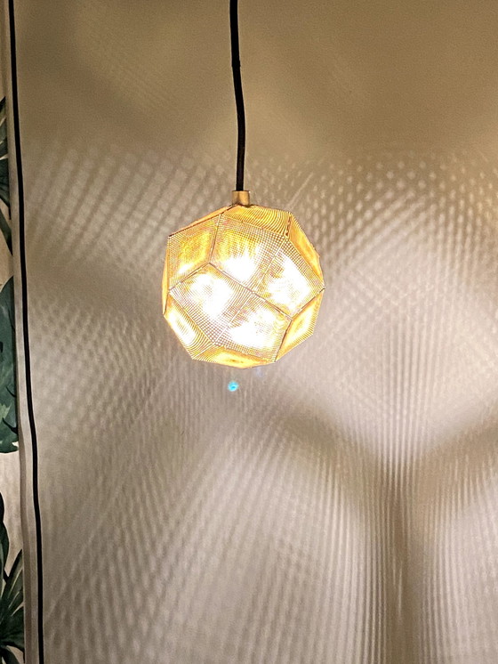 Image 1 of Tom Dixon Etch Messing hanging lamp