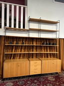 Vintage wall rack cabinet