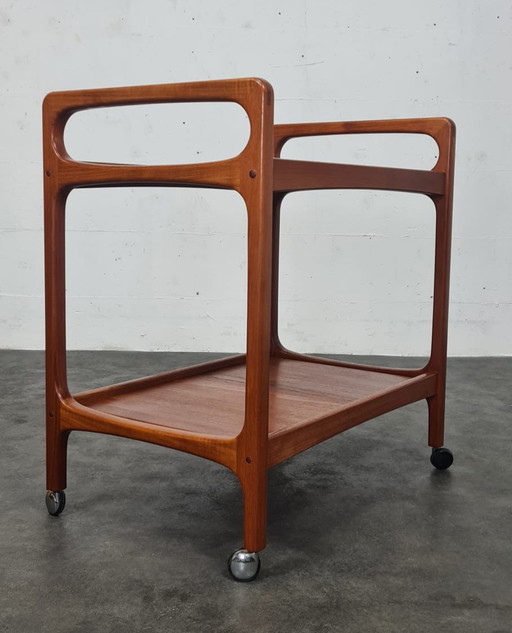 BR-Gelsted Teak barcart, serving trolley