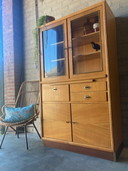 Vintage mid-century display cabinet