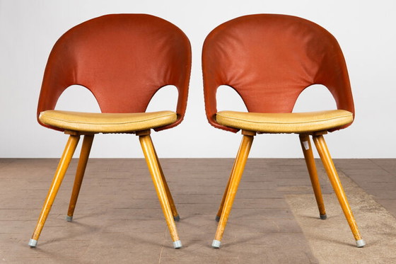 Image 1 of 2x  cocktail Thonet chairs by Eddie Harlis