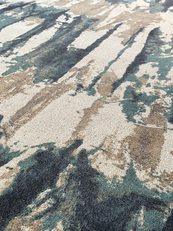 Image 1 of Brink & Campman Harlequin Takara Teal rug