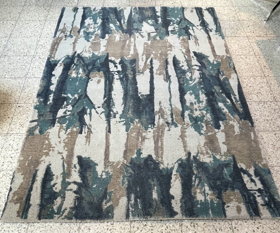 Image 1 of Brink & Campman Harlequin Takara Teal rug