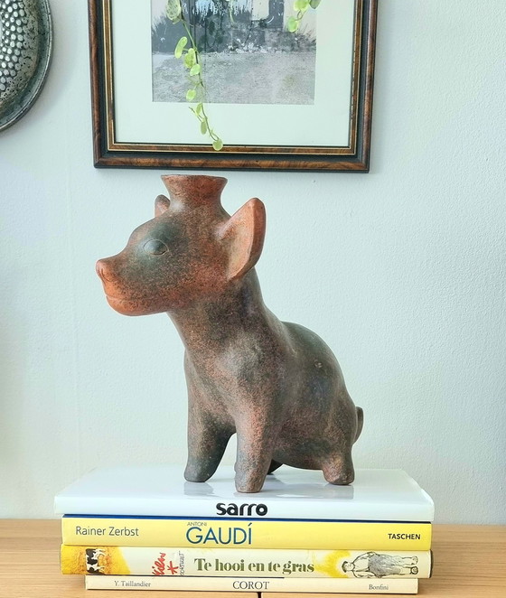 Image 1 of Cane in ceramica vintage