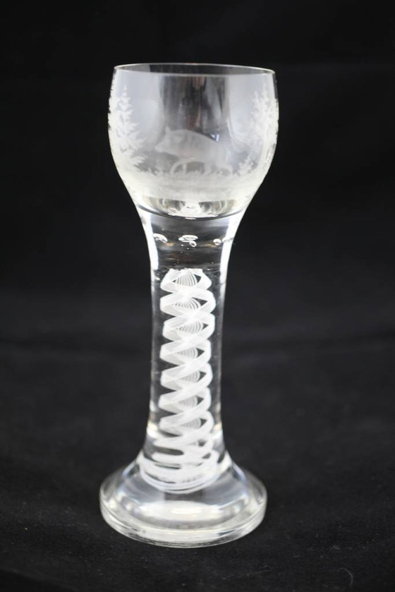 Image 1 of Antique English Pendulum Hunting glass 18th