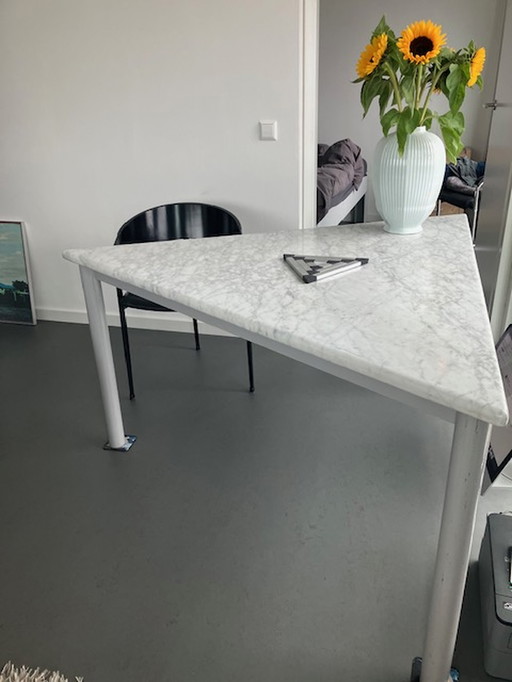 Santoso table triangle marble