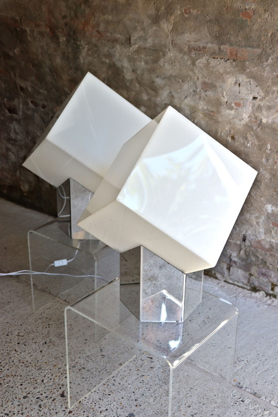 Image 1 of 2x Raak Cube Light by Paul Driessen