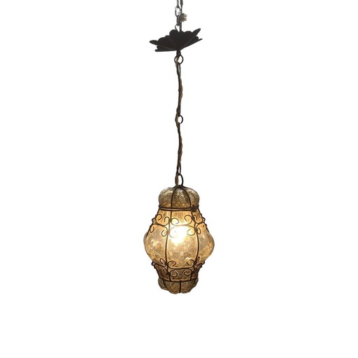 Old Venetian Murano Pendant Lamp, 1930s/40s