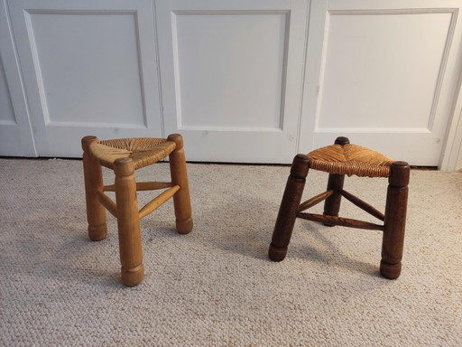 Pair Of Tripod Stools