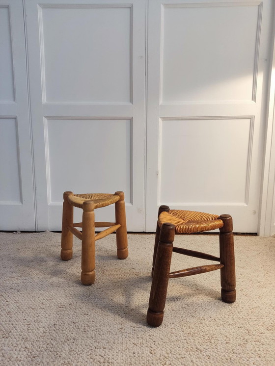 Image 1 of Pair Of Tripod Stools