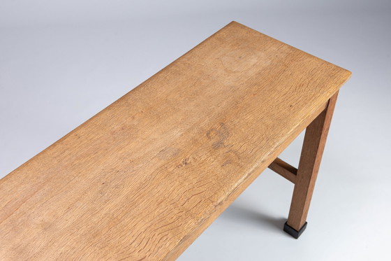 Image 1 of Large Oak Bench