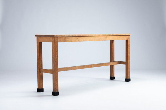 Image 1 of Large Oak Bench