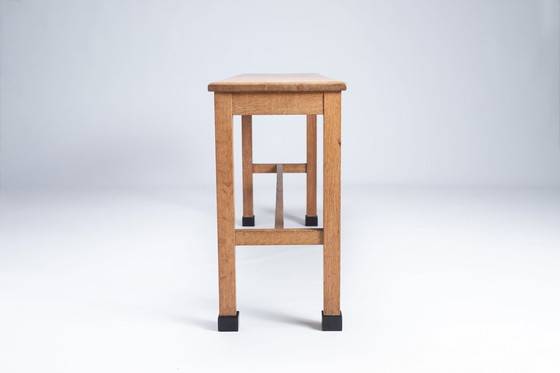 Image 1 of Large Oak Bench