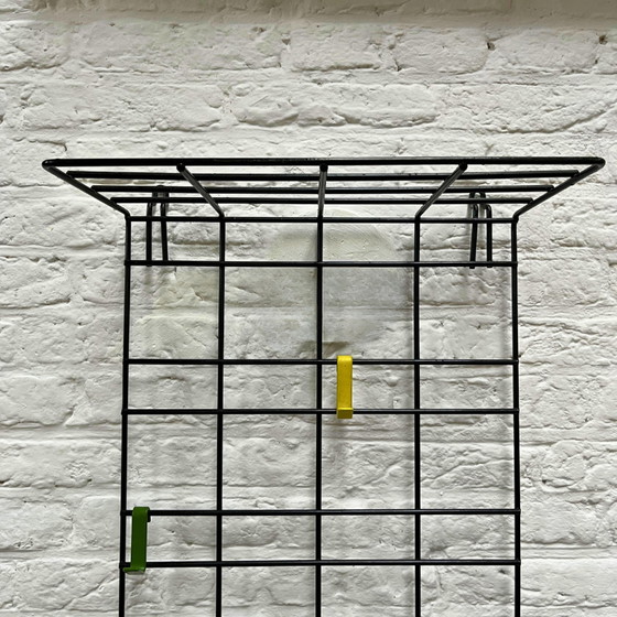 Image 1 of Coat rack - scale - black steel - midcentury