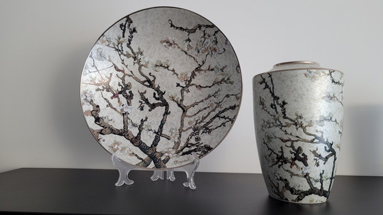 Image 1 of Large Goebel Bowl, Almond Blossom By Vincent Van Gogh