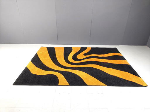 Large modernist carpet, 1970s