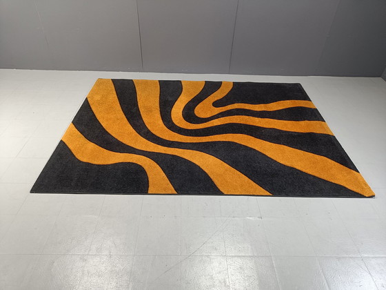 Image 1 of Grand tapis moderniste, années 1970