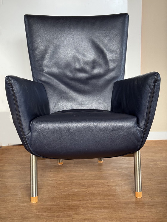 Image 1 of 2 Leather Armchairs Foxx, Label; Gerard Van Den Berg