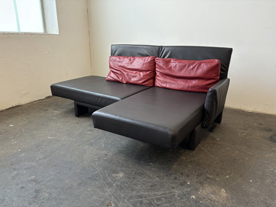 Image 1 of Franz Fertig designer sofa bed leather