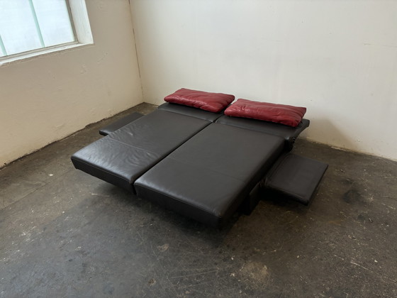 Image 1 of Franz Fertig designer sofa bed leather