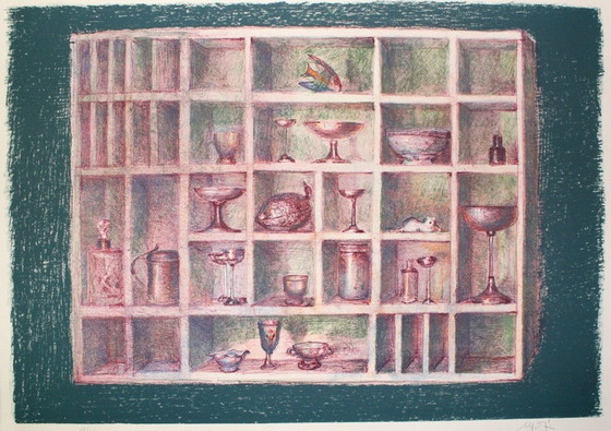 Image 1 of Mario Madiai - Shelves On Green 