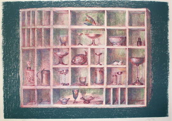 Image 1 of Mario Madiai - Shelves On Green 