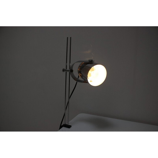 Vintage attachable chrome table lamp by Stanislav Indra for Combi Lux, Czechoslovakia 1970s