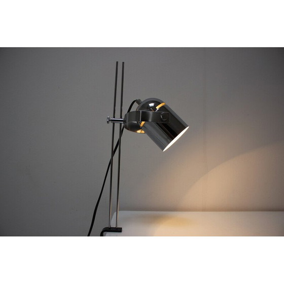 Image 1 of Vintage attachable chrome table lamp by Stanislav Indra for Combi Lux, Czechoslovakia 1970s
