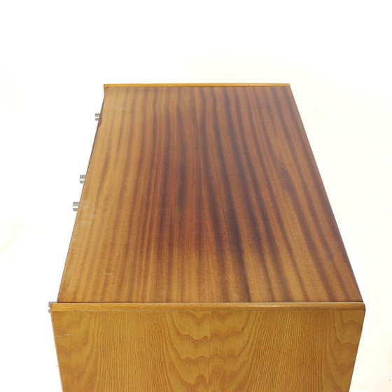 Image 1 of Vintage mahogany desk, Czechoslovakia 1970s