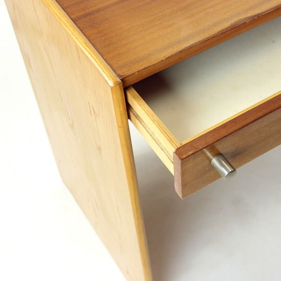 Image 1 of Vintage mahogany desk, Czechoslovakia 1970s